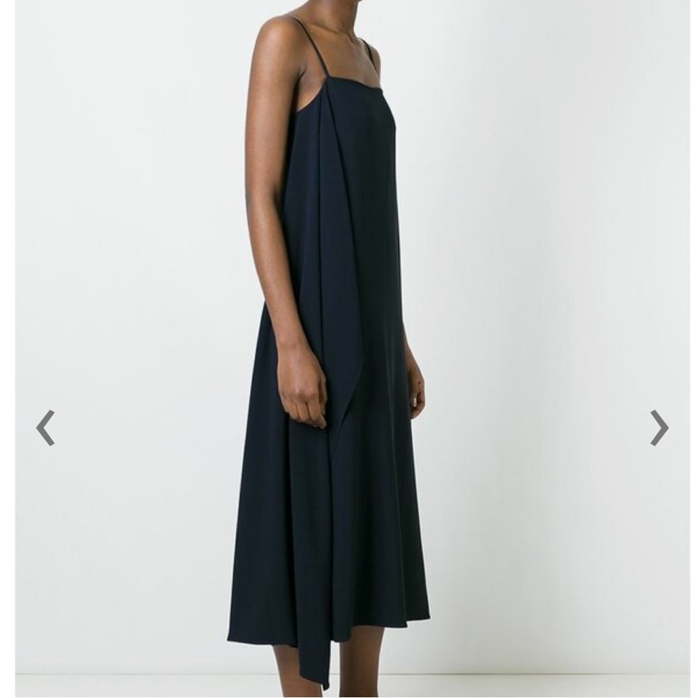 Helmut Lang Navy Maxi Dress - Picture 2 of 8